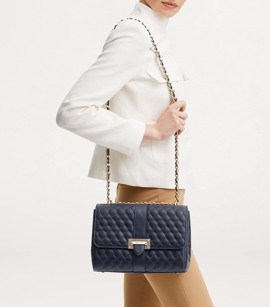 Large Leather Lottie Cross-Body Bag