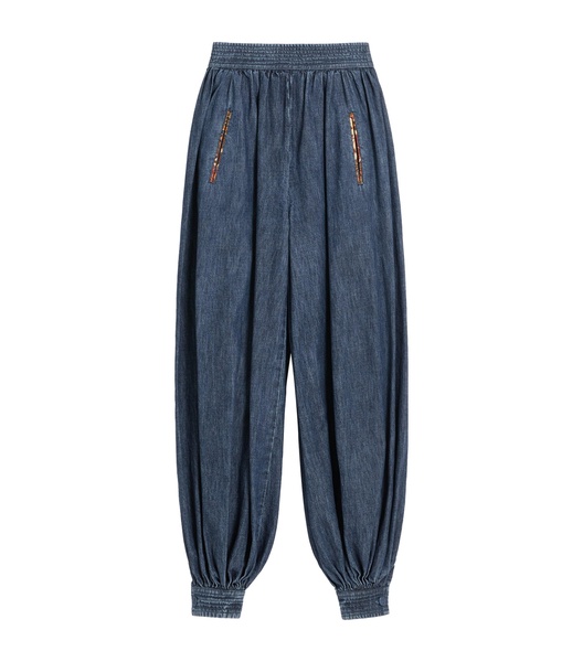 Chambray Denim Trousers