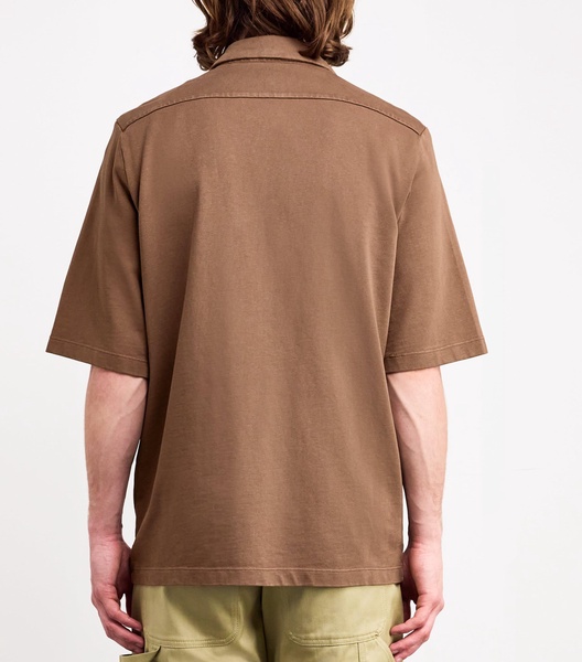 Cotton Zip-Up Overshirt