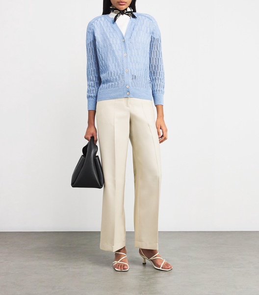 Linen-Silk Cardigan