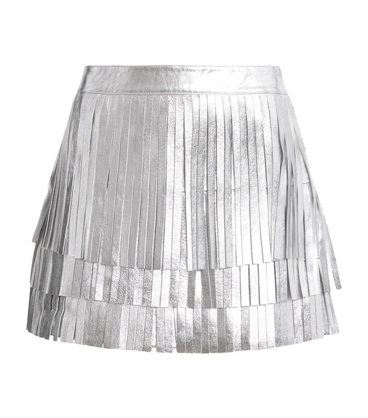 Metallic Aisha Mini Skirt