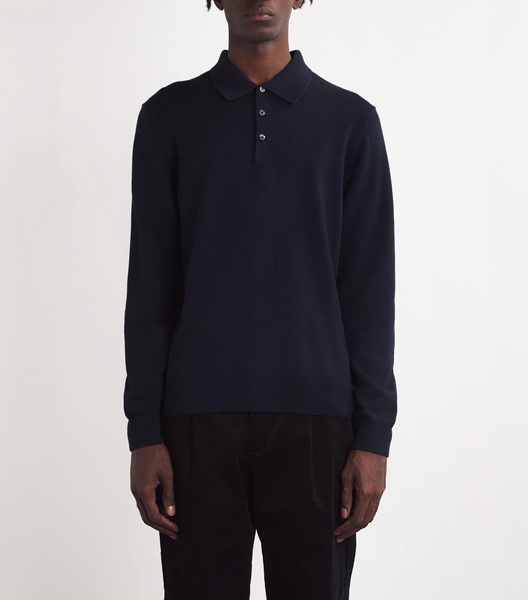 Merino Wool-Cotton Finsbury Polo Sweater