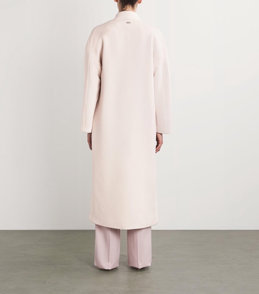 Alpaca-Wool Embroidered Coat