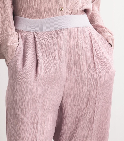Silk Jane Wide-Leg Trousers