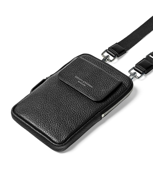 Leather Cross-Body Phone Pouch