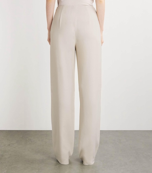 London Wide-Leg Tailored Trousers