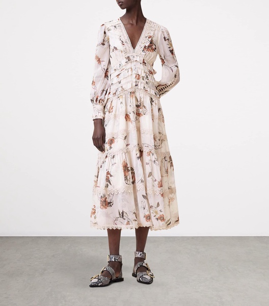 Floral Zora Midi Dress