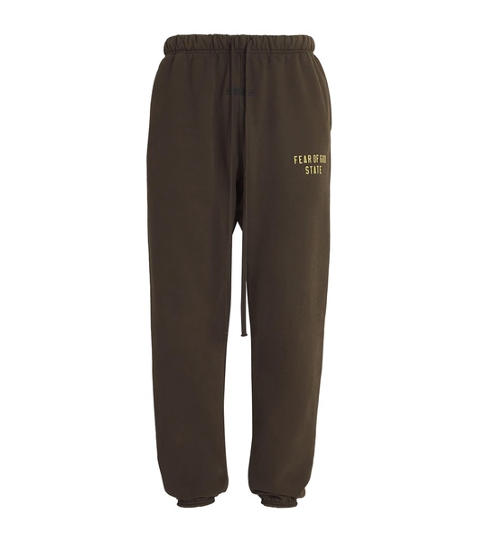 Cotton-Blend State Logo Print Sweatpants
