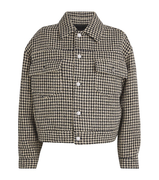 Tweed Houndstooth Jacket