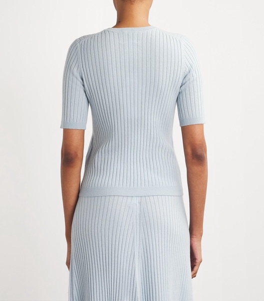 Cashmere Ribbed Top