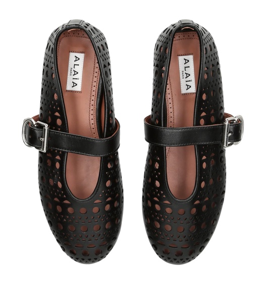 Leather Vienne Ballet Flats