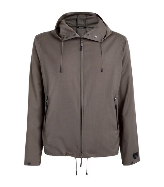 Wool Hooded Jacket