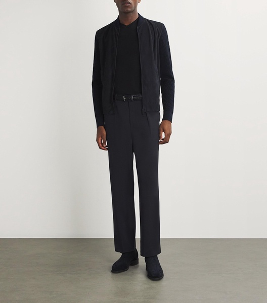 Virgin Wool Tailored Trousers