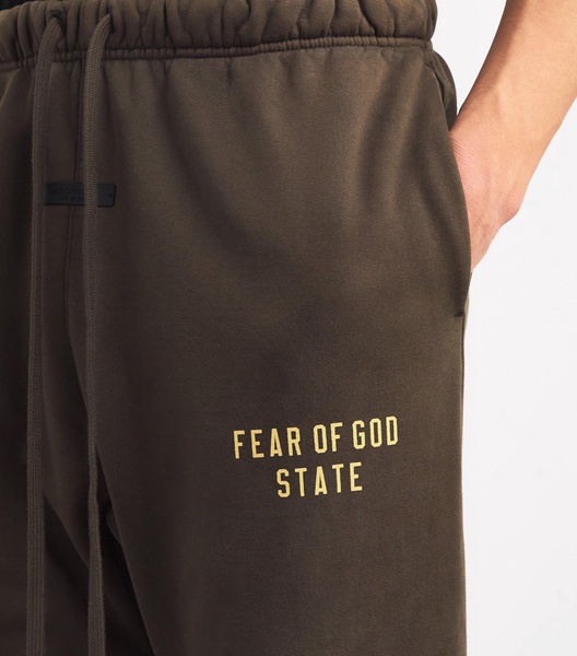 Cotton-Blend State Logo Print Sweatpants