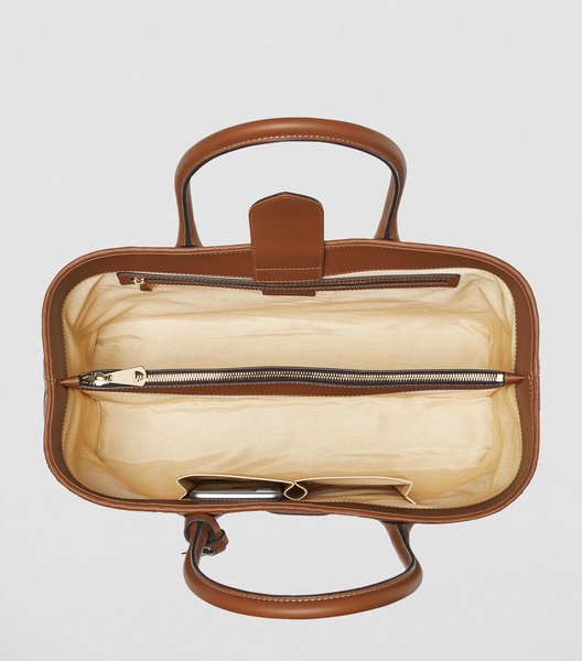 Woven Leather London Tote Bag
