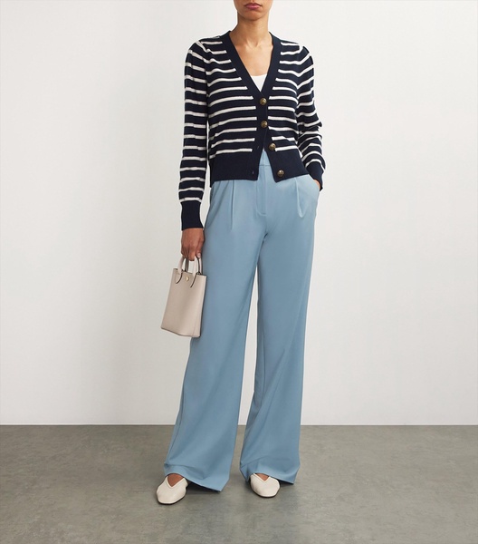 Wool-Blend Robinne Wide-Leg Trousers
