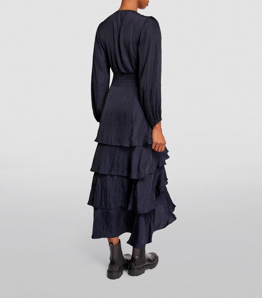 Ruffled Midi Dress
