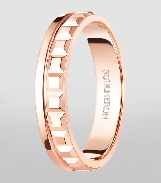Pink Gold Quatre Radiant Edition Wedding Band