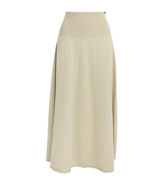 Cashmere-Blend No.388 Ease Midi Skirt