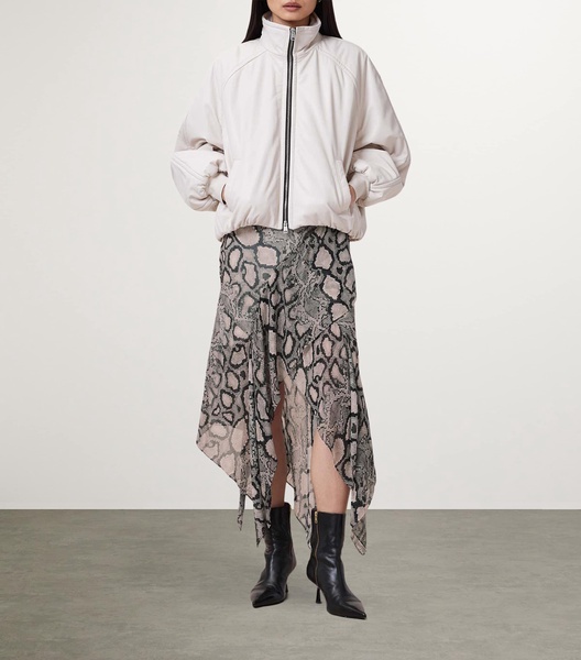 Asymmetric Cassie Midi Skirt