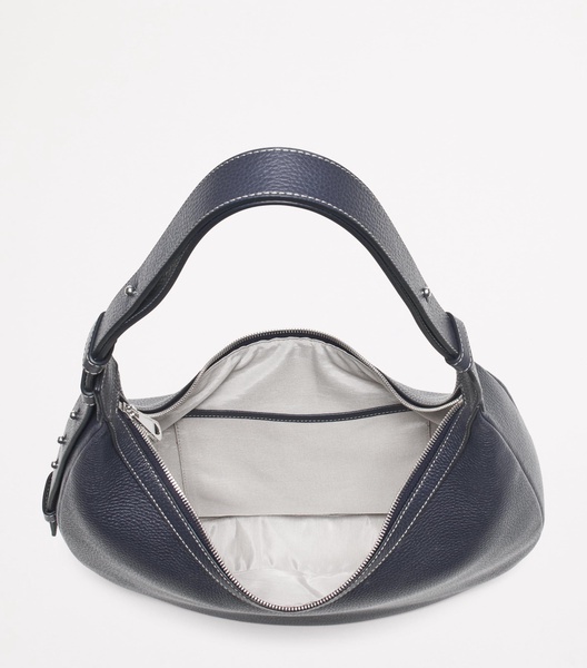 Leather Hudson Crescent Cross-Body Bag