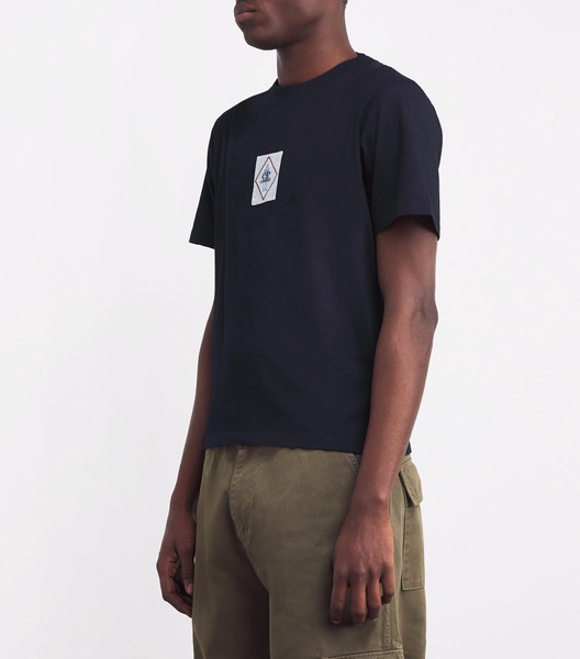 Cotton Vintage Stamp T-Shirt