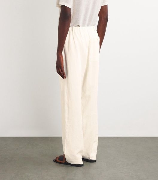 Drawstring Straight Trousers
