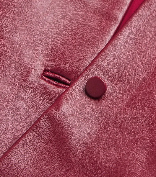 Leather Padded Blazer