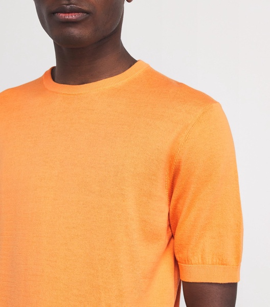 Cotton Knitted T-Shirt