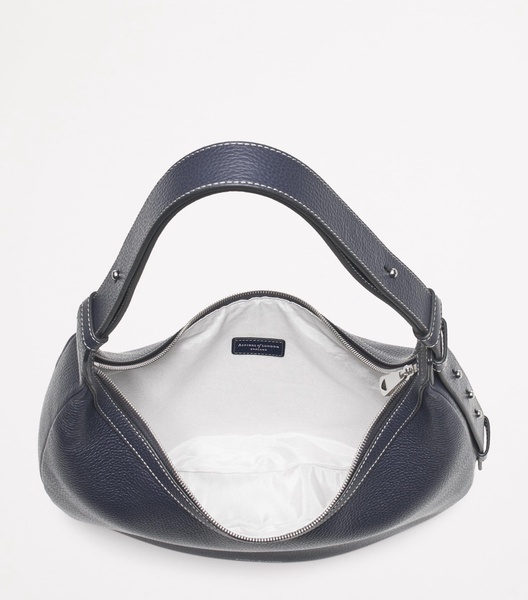 Leather Hudson Crescent Cross-Body Bag