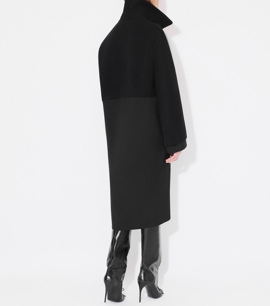 Stretch-Virgin Wool Coat