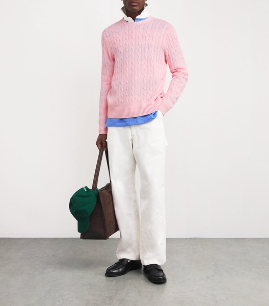 Cotton Cable-Knit Sweater