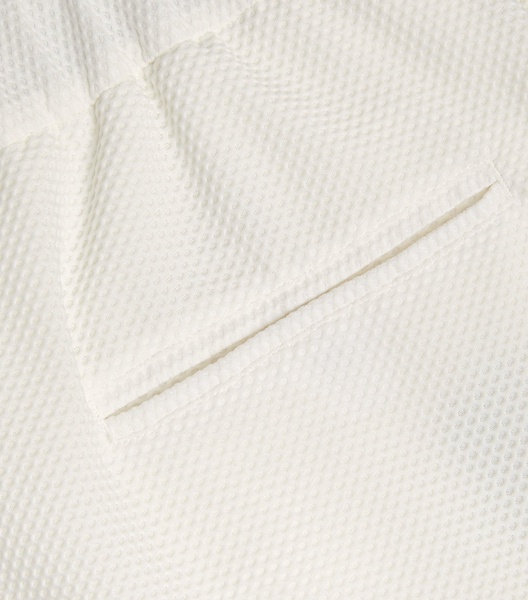 Waffle-Knit Elasticated-Waist Trousers