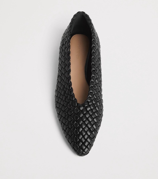 Intreccio Leather Sofia Ballet Flats