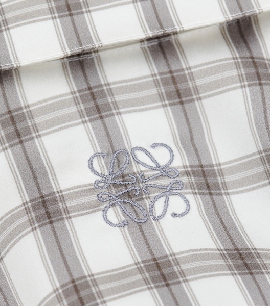 Silk Check Shirt