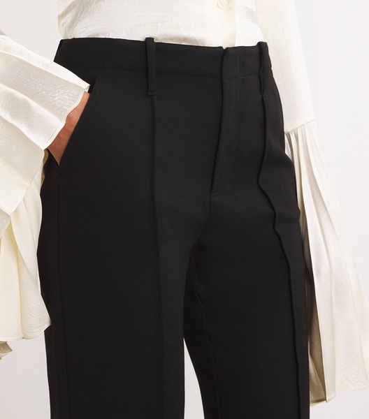 Ansel Wide-Leg Tailored Trousers