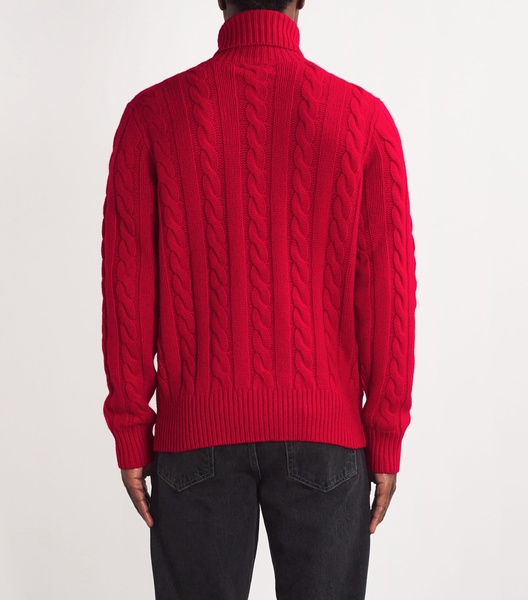 Wool-Cashmere Cable-Knit Jumper