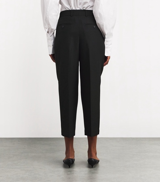 Pleated Straight Trousers