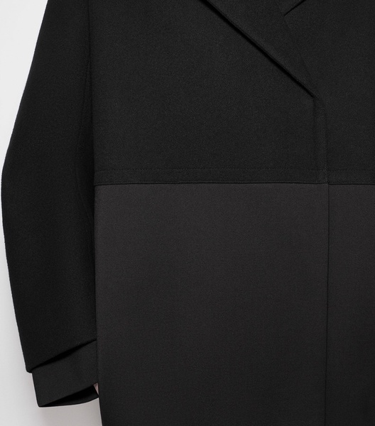 Stretch-Virgin Wool Coat