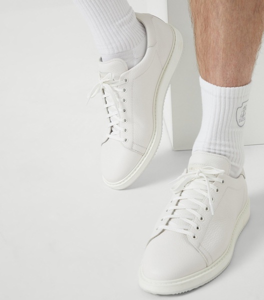 Grained Leather Sneakers