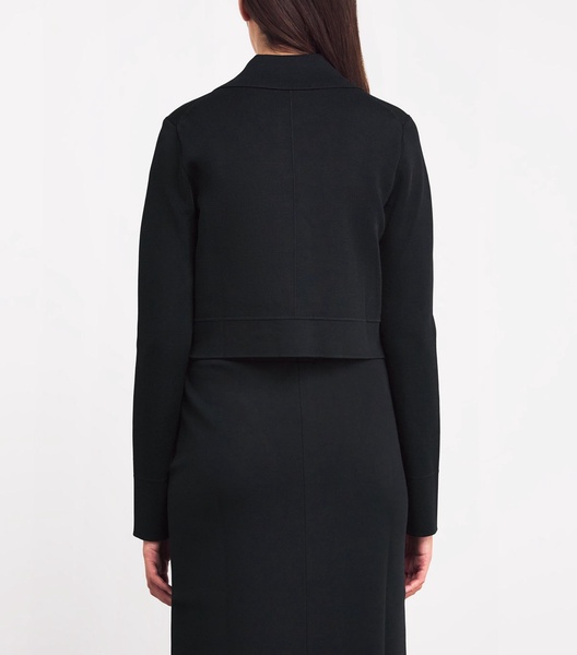Milano-Knit Collared Jacket