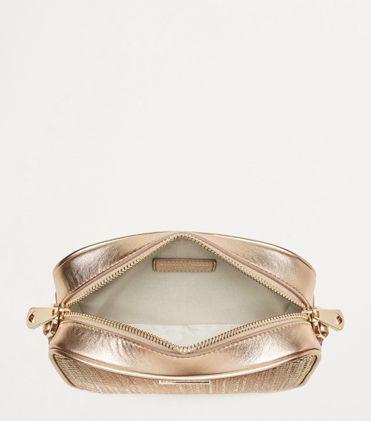 Leather Woven Camera Bag