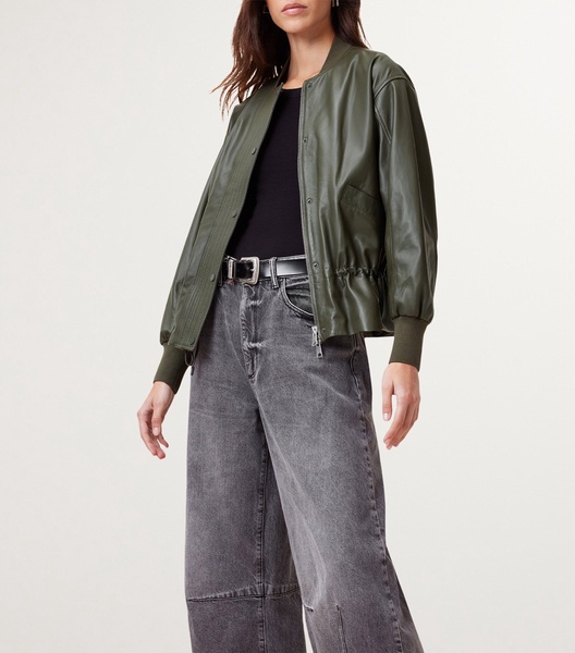 Leather Sofi Bomber Jacket