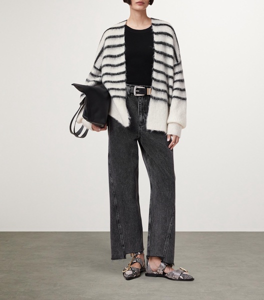 Mohair-Wool-Blend Riga Cardigan
