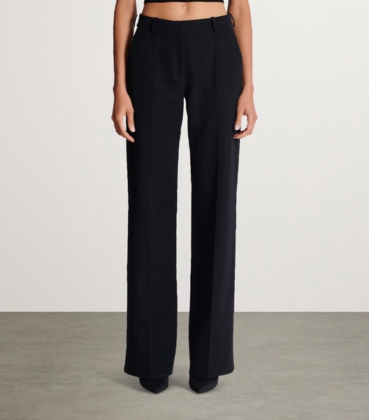 Wool Grain De Poudre Trousers