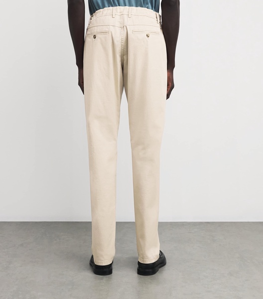 Stretch-Cotton Drawstring Trousers