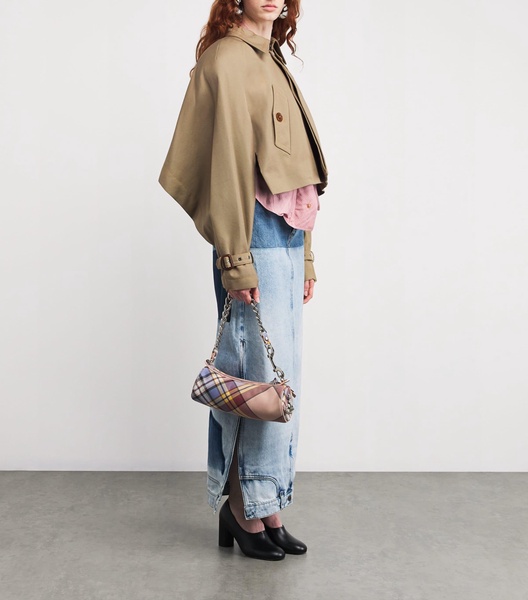 Graziano Cut-Off Trench Coat