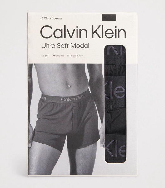 Stretch-Modal Ultra Soft Slim Boxers (Pack of 3)