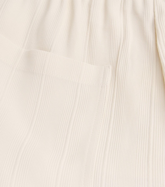 Woven Stripe Drawstring Trousers