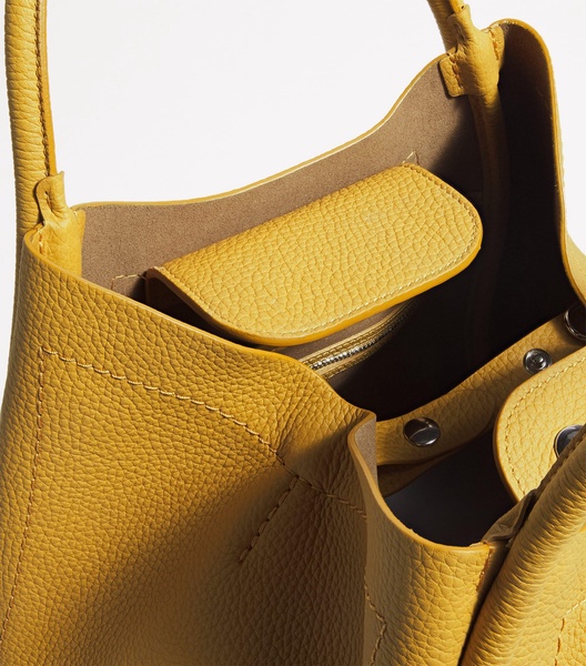 Leather Marine Top-Handle Bag